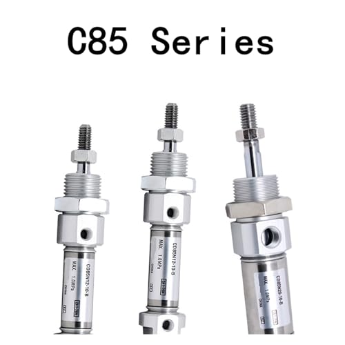 Cilindro doble efecto CD85N25mm con carrera de 80mm para fuerza bidireccional 3