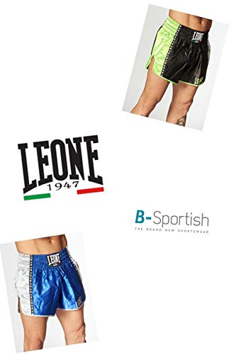 LEONE 1947, Trainingsshorts Kick-Thai, Unisex-Erwachsene, Schwarz, L, AB760