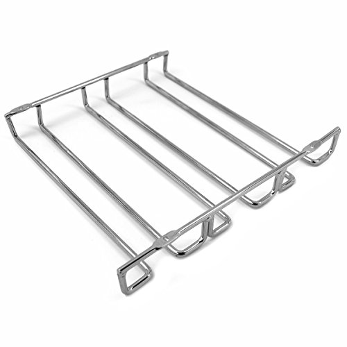 Sorbus Under Cabinet Wine Glass Rack And Stemware Holder – 3 Rows Holds Up To 9 Of Your Most Delicate Glassware #TOP1