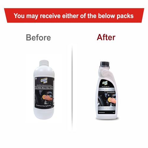 Image of Cleansol Tyre Polish Liquid for Car, Bike, Scooter & All Vehicles | High Gloss Black Shine Spray | Long-Lasting Water-Resistant Formula | 1 litre