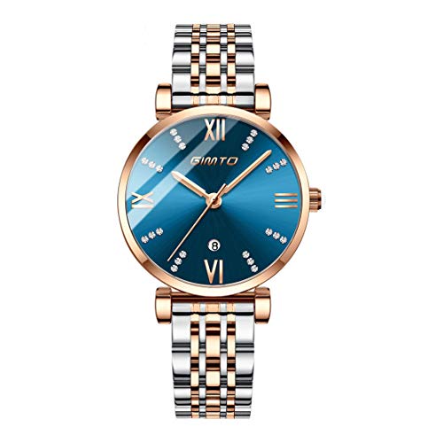 Montre en acier inoxydable pour femme affaires au design raffiné et haute résistance
