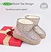 Sugmzox Kids Snow Boots Girls Slip On Winter Warm Outdoor Fuzzy Lining Comfortable Fashion Snow Boots Gold Size 11