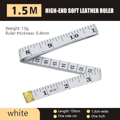 Cinta métrica flexible doble escala 60 pulgadas miniatura 2