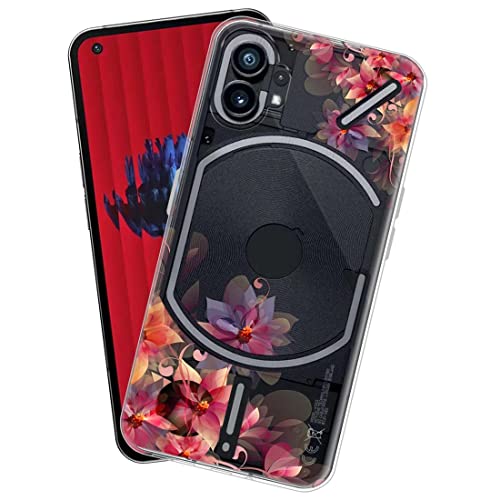 Fashionury Back Cover for Nothing Phone 1 Designer | Printed|Transparent |Flexible| Silicon- D0055