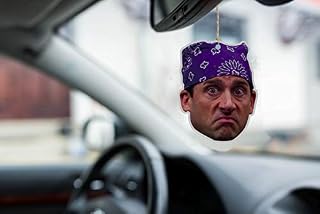 ASVP Shop Prison Mike Michael Scott The Office Inspired odświeżacz powietrza do samochodu - 2 sztuki