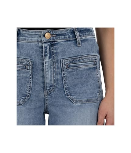 KUT from the Kloth Women's Meg High-Rise Wide Leg Patch Pocket4