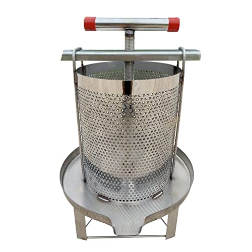 Rostfreier Stahl Mesh Honigpresse Maschine Honigschleuder, Haushalt Manuell Honigpresse Bienenwachspressen-Maschine…