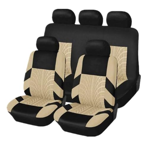 JPDEDIAN Housse Siège pour Suzuki Vitara, Ensemble Universel pour Auto, Couvre Siège Confort, Facile À Installer, Beige