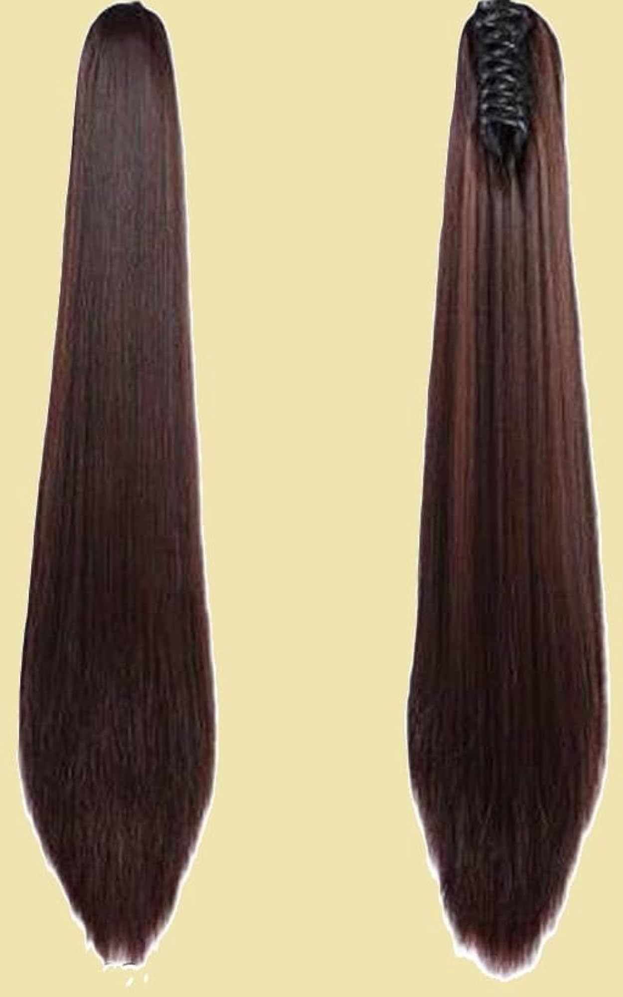 Clutcher Pony Hair Extension, 30 Inch Straight Synthetic