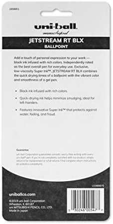 uni-ball Jetstream RT BLX Retractable Ballpoint Pens Medium Point, 1.0mm, Assorted, 5 Pack