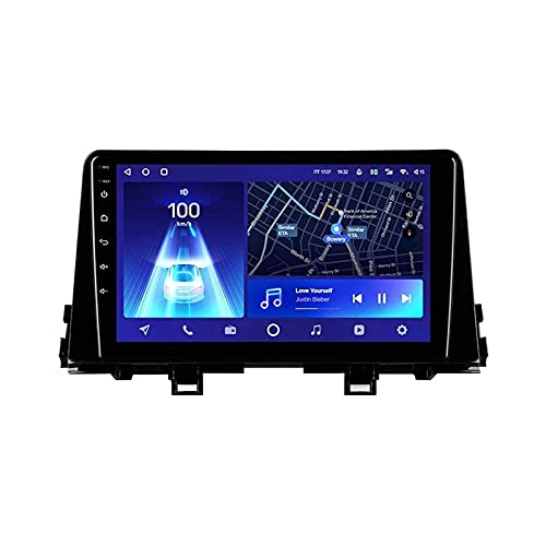 MLXABH Ricevitore di navigazione satellitare stereo per auto touch screen Android da 10 pollici per Kia Morning 3 Picanto 2017-2020 Unità principale di navigazione satellitare lettore mul