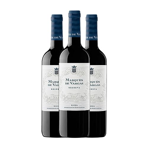 Marqués de Vargas Rioja Reserva 3 Botellas – Vino Tinto Exquisito 75cl Marqués de Vargas Rioja Reserva 3 Botellas – Vino Tinto Exquisito 75cl