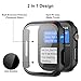 6 Pack Case for Apple Watch Series 3/2/1 38mm with Tempered Glass Screen Protector, BHARVEST High Definition Scratch Resistant Hard PC Bumper Cover for Apple Watch Accessories (6 Colors, 38mm)
