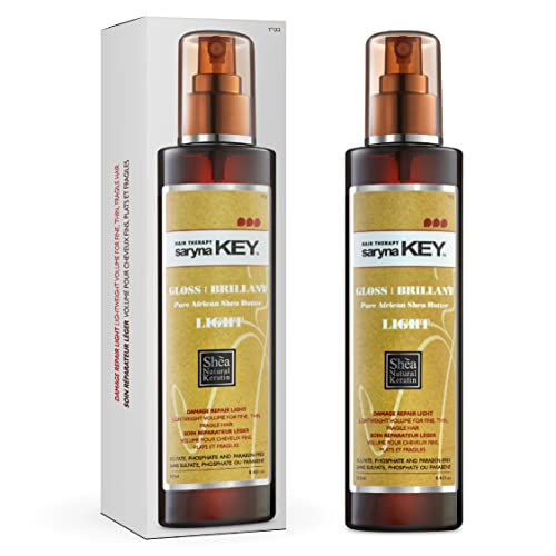 Damage Repair Light Spray Gloss Brillant - For Fine, Thin & Fragile Hair Lightweight Volume With Pure African Shea Butter 250Ml I 8.45Fl.oz' #TOP6