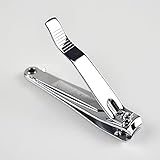Nail Clippers, With Heavy Duty Stainless Steel Toe Nail Clipper Women Men Silver