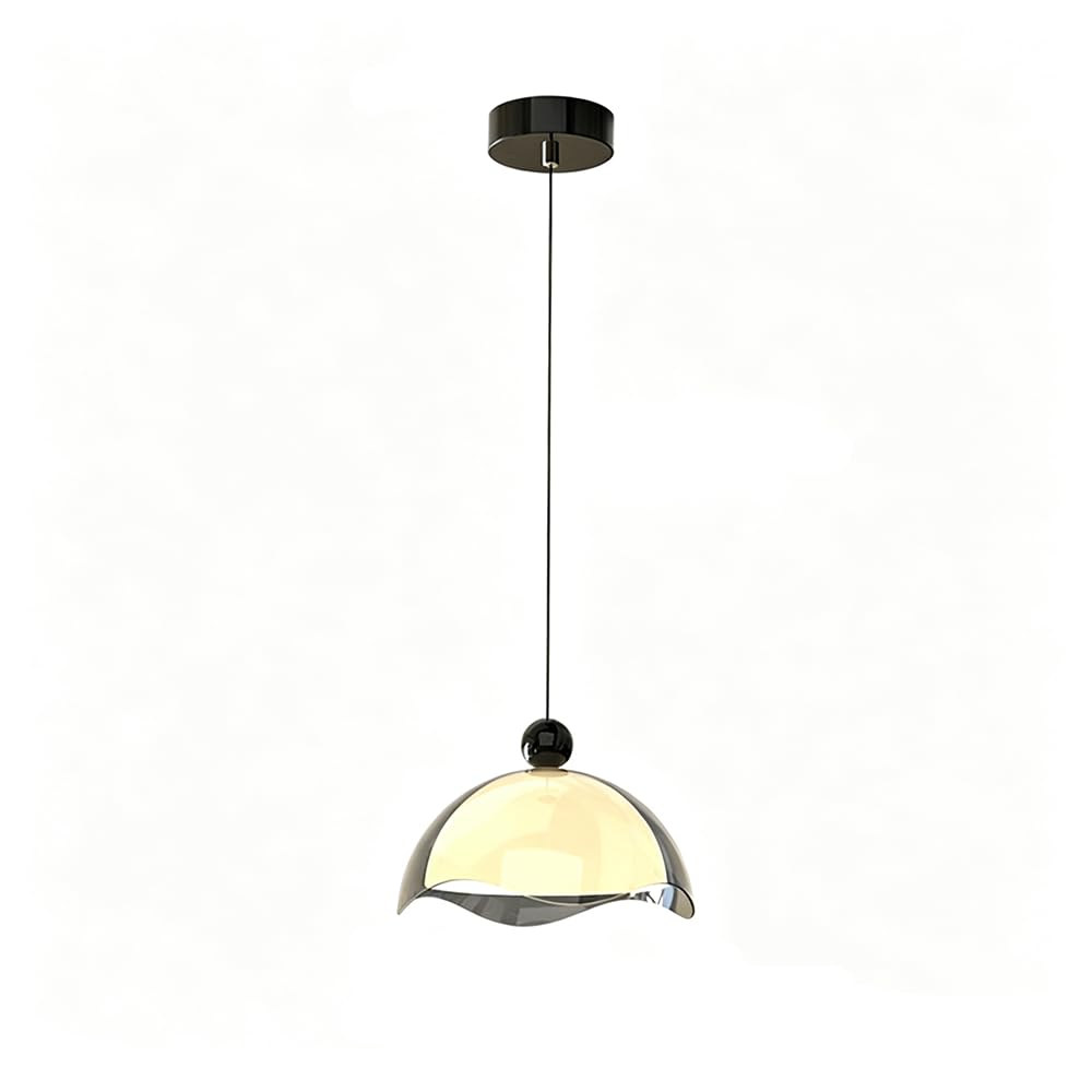 RSZCSMO American Retro LED Bedroom Bedside Chandelier Medieval 8.66-inch Dining Table Study Acrylic Chandelier is Suitable for Bar Cafe Hotel,Lighting Fixture