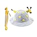 Produktbild Huiit Sonnenschutzkappen Für Kinder Kinder Mädchen Jungen Jungen Fischerhut Outdoor Travel Sonnenhut Anti-UV Anti-Speichel Einstellbare,Blau,one Size