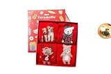 Cotton Cute Babies Toddlers Kids Christmas Socks-thick winter warm cartoon gift box- perfect for holiday birthday christmas (1-3Years,color1)
