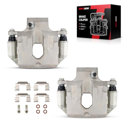 Image of Torchbeam Rear Brake Calipers Set for Chevrolet 2002-2009 Trailblazer, GMC 2002-2009 Envoy, Chevrolet 2002-2006 Trailblazer EXT, Rear Left and Rear Right Calipers Replace # 18B4805+18B4804