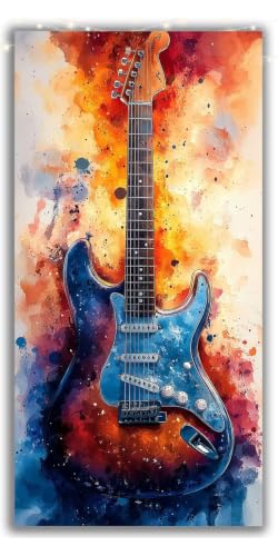 Diamond Painting Guitare 5D DIY - Toiles de Qualité Supérieure