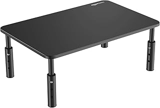 amazon basics Monitor Stand/Laptop Stand for Desk | Compatible with 24",27",29" and 32" Inch, Laptop, PC, and Printer | He Price In India