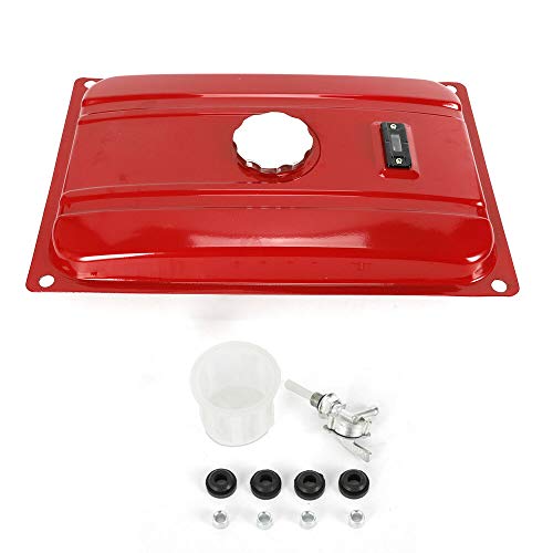 5 GALLON Generator Gas Tank Chrome Cap Gauge Petcock Universal Fuel Filter Tools Fits For EC2500 18.9 LIiter