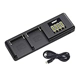 XTAR SN4 11in1 Multiple Camera Battery Charger NP-F550/F570/F970 Dcok Charger with 3A Maximum Curren