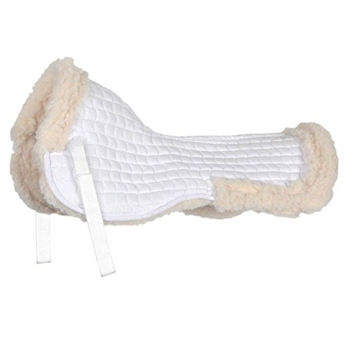 Shires High Wither Fleece Half Pad White