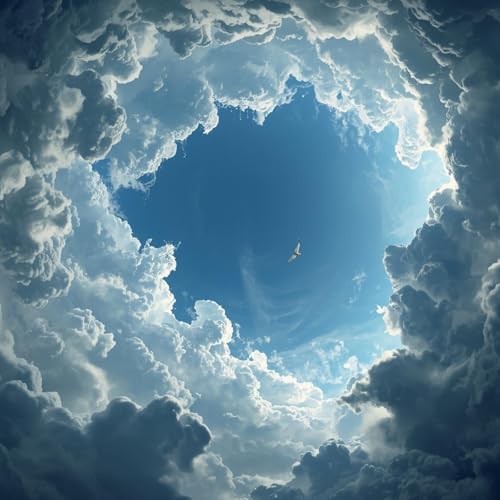 Bleibe im Auge des Sturms