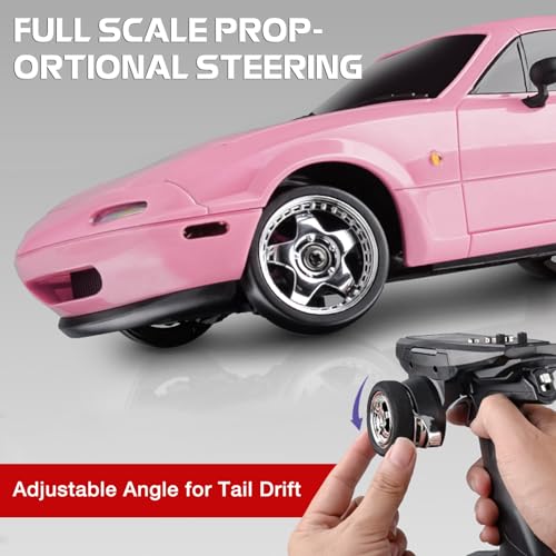 Image of LDRC 1804 RC Drift Car RTR 1 /18 Mazda MX-5 Mini Racer 2.4G RWD Gyro LED Light On-Road Remote Control Drifting Racing Vehicles Models for Adults