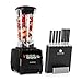 Produktbild Klarstein Herakles 5G Kitano Power-Mixer-Messer-Set - Standmixer Smoothie, Messerblock magnetisch, 1500 Watt, BPA-frei, 2 Liter Mixkrug, 7 Messer, Präzisionsklingen, Edelstahl, schwarz