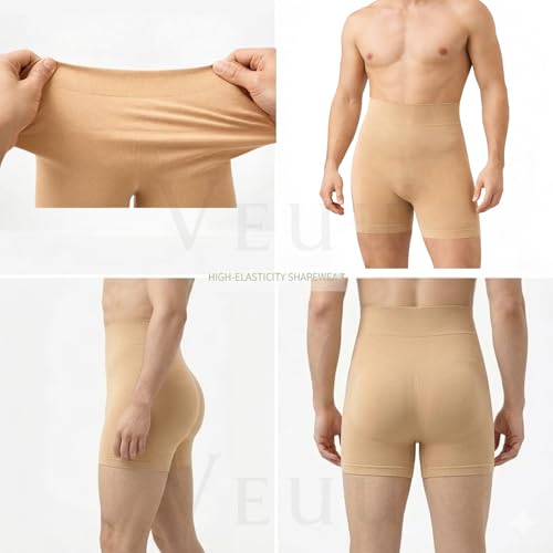 Image of Tummy Tucker Men Shapewear Compression Vest for Tummy Control - Seamless Slimming Body Shaper for Men, Waist Trainer Compression Undershirt for Gym, Office