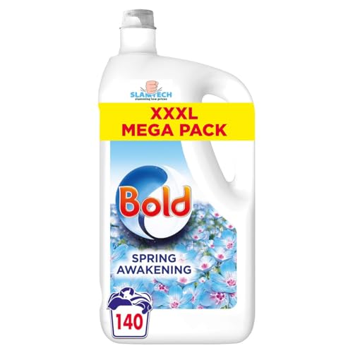 Bold Laundry Liquid Spring Awakening, 140 Wash 4.34L Sold by Slamtech