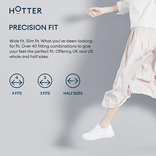 Hotter Robyn II Women's Casuals Classic Ballet Pump with Seam Detailing in Leather Narrow4