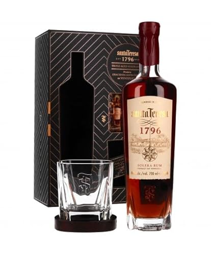Santa Teresa Rhum 1796 Ron 40° Coffret + 1 Verre
