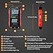 USB Rechargeable Digital Multimeter, Getoverfinish 6000 Counts, FS899L Multimeter 2026 Upgraded, Smart Multimeters Automatic with a Large LCD Backlight Screen and LED Lighting (FS899L)