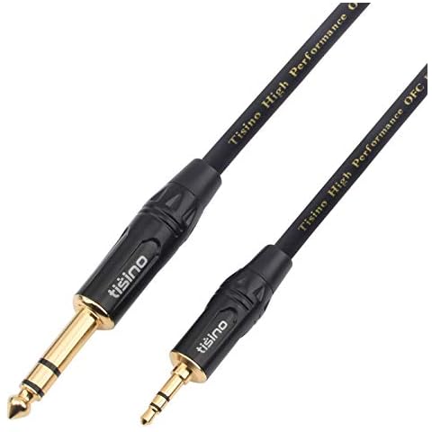TISINO 3.5mm to 6.35mm Stereo Cable Cover