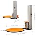MutsMover Industrial Pallet Wrapping Machine, Automatic Stretch Wrap & Shrink Film Wrapper with 65 in Turntable, 4400 Lbs Capacity, 110V 1500W, Heavy Duty for Warehouse Logistics