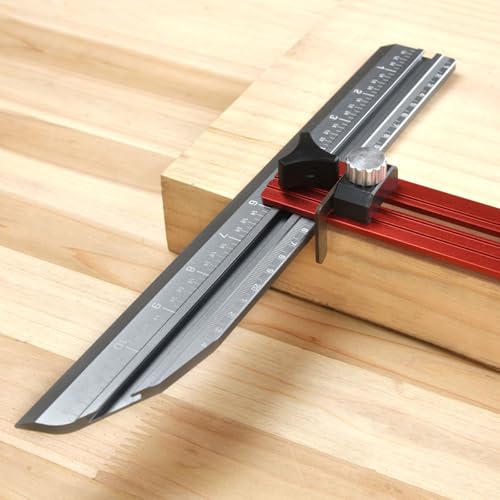 Gabarit de marche d'escalier en aluminium avec double échelle réglable - 7