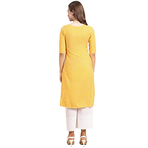 Image of Pinkmint Women's Crepe Digital Print Straight Kurta [Pack of 4]