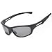 Siren Polarized Sports Sunglasses w Case TR90 Unbreakable Frame (Mirror Silver Lens on Matte Grey Frame)