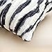 Hodeco Bold Stripe Super Soft Faux Fur Throw Pillow Cover 18x18 Navy Blue Print Double Side Home Decor Pillowcase Extra Thick Cushion Cover for Couch 100% Polyester, 45x45cm Blue Printing, 1 Piece