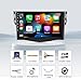 Car Radio Stereo for Toyota RAV4 2007-2012 : 8 Core 4+32G 9 Inch Touch Screen with Wireless Carplay Android Auto Bluetooth GPS FM RDS SWC Backup Camera