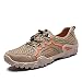 Produktbild HILOTU Atmungsaktive Wanderschuhe Für Männer Athletic Sneaker Mesh Stoff Anti Slip Bergsteigen wasserdichte Natursohlen Strand Sommerschuhe (Color : Khaki, Größe : 43 EU)