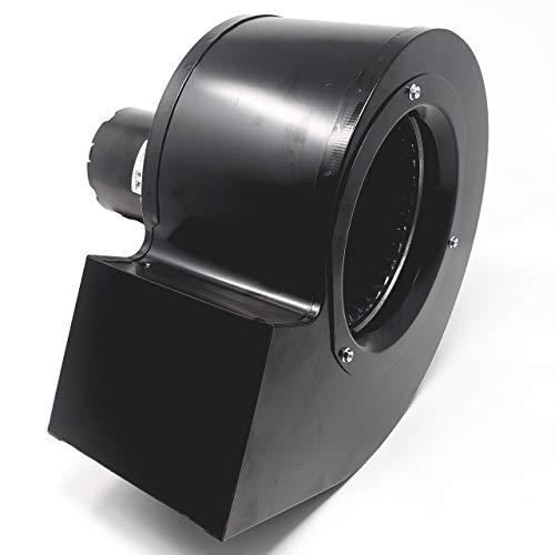Rectangular Permanent Split Capacitor 3.3 Inch Blower w/Exhaust Mount | 2 Speed 500/325 CFM | 1625 RPM 115VAC 60Hz (Without Exhaust Mount)
