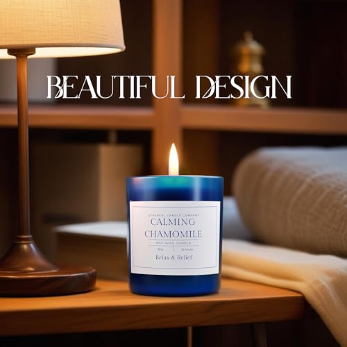 Ethereal Deluxe Candles Gifts for Women & Men – Lavender & Chamomile Scented Candles Gift Set for Relaxation, Relaxation/Birthday/Christmas Gifts for Women & Men. - Image 5