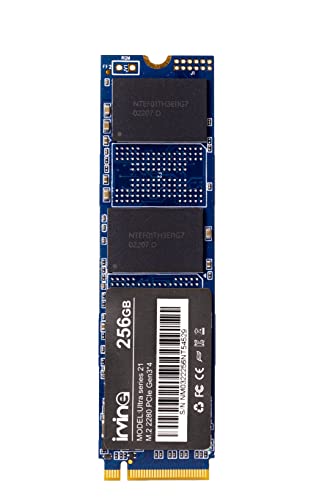 Irvine NVMe M.2 SSD 256GB | Solid State Drive | PCIe Gen3*4 | Speed Upto 1650 MB/s - Read & 850 MB/s - Write | Internal Data Storage Device for Laptops and Desktops | 3 Year Warranty