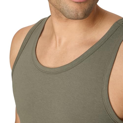 Image of Hanes Mens Originals Tri-Blend Tank Top, Lightweight Tanks for Men, Sleeveless Tank Shirt