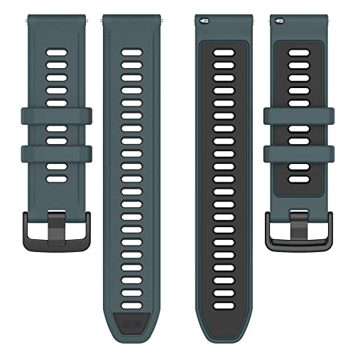 Image of Fit for Garmin Forerunner 265S 255S Watch Bands, 18mm Quick Release Durable Silicone Replacement Bands Wristbands Straps Bracelet Fit for Garmin Vivoactive 4S /Vivomove 3S /Venu 2S