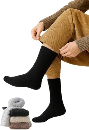 Kit ou Pares Meia Térmica Flanelada ou meias atoalhadas Unissex Inverno Frio Intenso Meia Térmica Fe